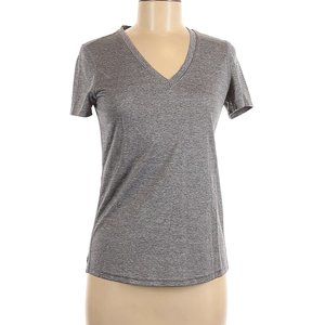 Danskin Now 100% Polyester Gray Active T Shirt Size S (4-6)